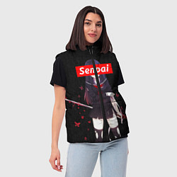 Женский жилет Senpai Assassin, цвет: 3D-красный — фото 2