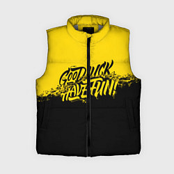 Женский жилет GLHF: Yellow Style, цвет: 3D-светло-серый