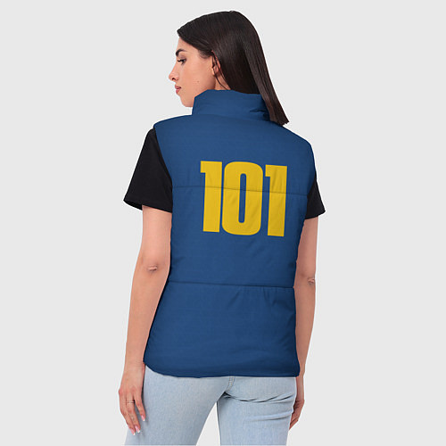 Женский жилет Fallout: Vault 101 / 3D-Красный – фото 4