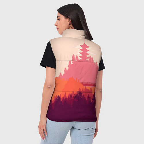 Женский жилет Firewatch City / 3D-Черный – фото 4