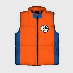 Женский жилет DBZ: Goku Kanji Emblem, цвет: 3D-черный