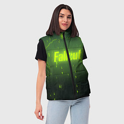 Женский жилет Fallout: Radiation Storm, цвет: 3D-светло-серый — фото 2