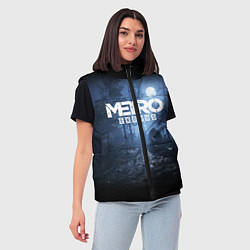Женский жилет Metro Exodus: Dark Moon, цвет: 3D-черный — фото 2