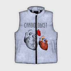 Женский жилет Cardiologist, цвет: 3D-черный