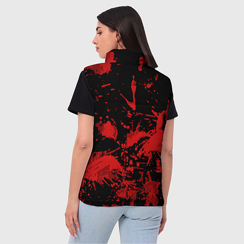 Женский жилет Pudge Chef / 3D-Черный – фото 4