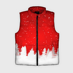 Женский жилет Christmas pattern, цвет: 3D-красный