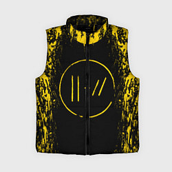 Женский жилет 21 Pilots: Yellow & Black, цвет: 3D-черный