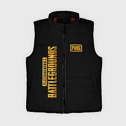 Женский жилет PUBG: Black Style, цвет: 3D-красный