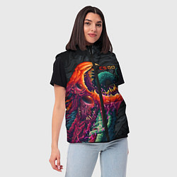 Женский жилет CS:GO Hyper Beast Original, цвет: 3D-красный — фото 2