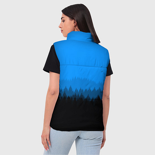 Женский жилет Fortnite: Sky Forest / 3D-Светло-серый – фото 4