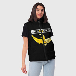 Женский жилет Brazzers: Black Banana, цвет: 3D-красный — фото 2