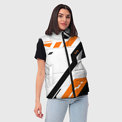 Женский жилет CS:GO Asiimov Light, цвет: 3D-светло-серый — фото 2