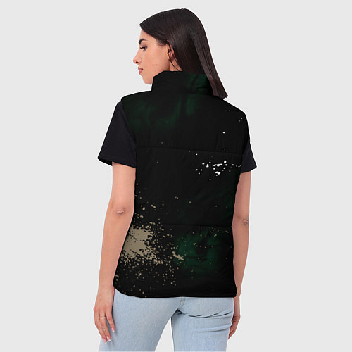 Женский жилет Бездомный Бог / 3D-Черный – фото 4