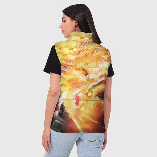 Женский жилет Fire Academia / 3D-Светло-серый – фото 4