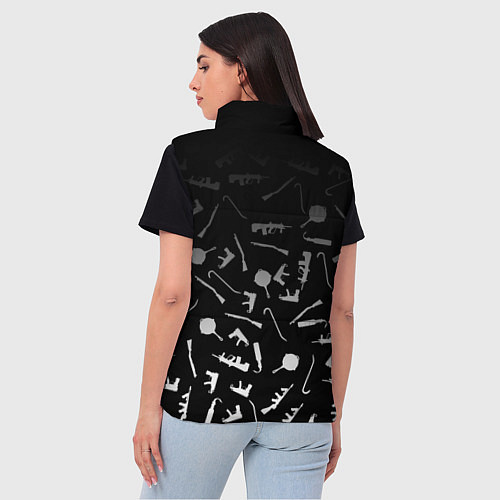 Женский жилет PUBG Master / 3D-Черный – фото 4