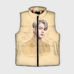 Женский жилет Park Jimin, цвет: 3D-красный