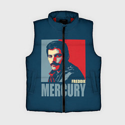 Женский жилет Queen: Freddie Mercury, цвет: 3D-красный