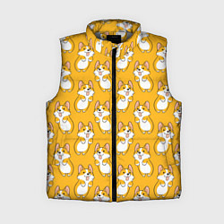 Женский жилет Корги паттерн