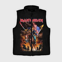 Женский жилет Iron Maiden: USA Warriors, цвет: 3D-черный