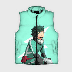 Женский жилет Мидория Изуку, цвет: 3D-черный