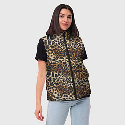 Женский жилет Шкура леопарда, цвет: 3D-черный — фото 2