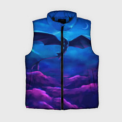 Женский жилет Неоновая фурия, цвет: 3D-черный