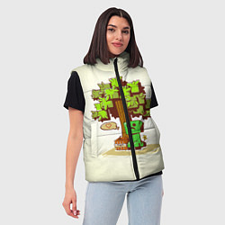 Женский жилет Forest Creeper, цвет: 3D-светло-серый — фото 2