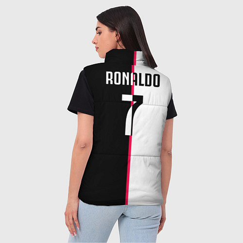 Женский жилет Форма Роналду 2020 / 3D-Черный – фото 4