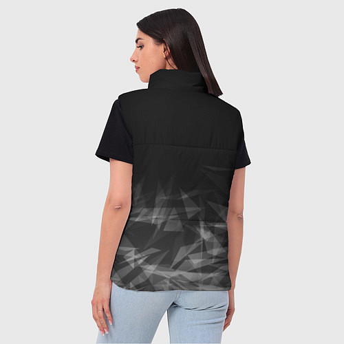 Женский жилет DANGANRONPA / 3D-Светло-серый – фото 4