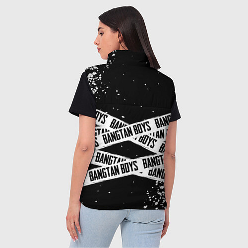 Женский жилет BTS / 3D-Черный – фото 4