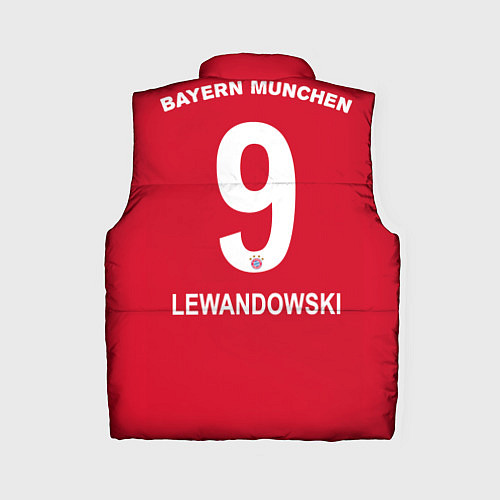 Женский жилет FC Bayern: Lewandowski Home 19-20 / 3D-Светло-серый – фото 2
