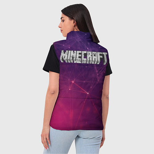 Женский жилет MINECRAFT / 3D-Красный – фото 4