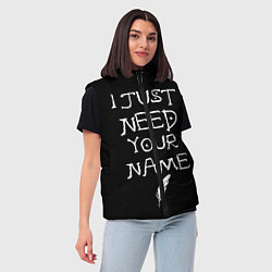 Женский жилет Your name, цвет: 3D-красный — фото 2