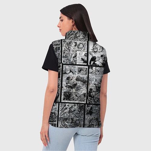 Женский жилет Deku Плашка переносная / 3D-Черный – фото 4