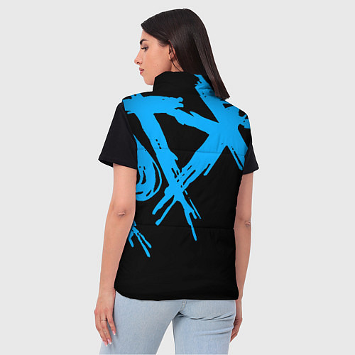 Женский жилет Сектор Газа / 3D-Черный – фото 4