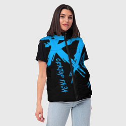 Женский жилет Сектор Газа, цвет: 3D-черный — фото 2