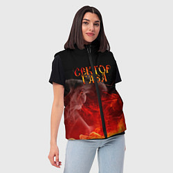 Женский жилет Сектор Газа, цвет: 3D-черный — фото 2