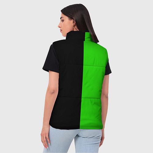 Женский жилет BILLIE EILISH GLITCH / 3D-Черный – фото 4