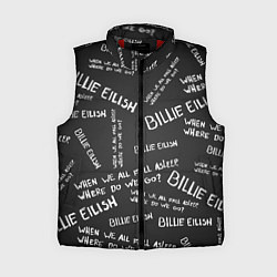 Женский жилет BILLIE EILISH: Where Do We Go, цвет: 3D-красный