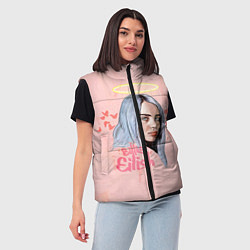 Женский жилет Billie Eilish, цвет: 3D-светло-серый — фото 2