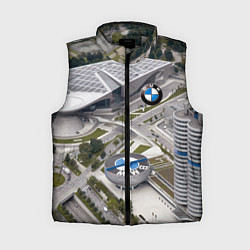 Женский жилет BMW city, цвет: 3D-светло-серый