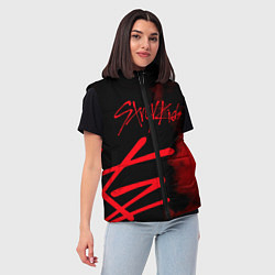 Женский жилет Stray Kids, цвет: 3D-светло-серый — фото 2