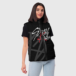 Женский жилет Stray Kids, цвет: 3D-светло-серый — фото 2