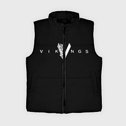 Женский жилет Vikings, цвет: 3D-черный