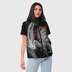 Женский жилет UNDERTALE, цвет: 3D-черный — фото 2