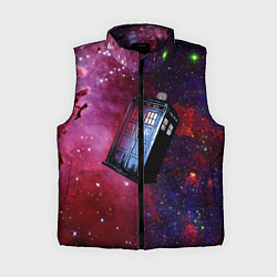 Женский жилет Doctor Who, цвет: 3D-черный
