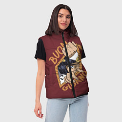 Женский жилет Приключения ДжоДжо, цвет: 3D-черный — фото 2