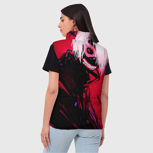 Женский жилет Токийский Гуль / 3D-Черный – фото 4