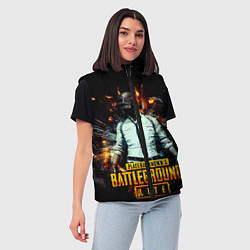 Женский жилет PUBG Lite, цвет: 3D-красный — фото 2