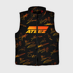 Женский жилет ATEEZ АВТОГРАФЫ, цвет: 3D-красный